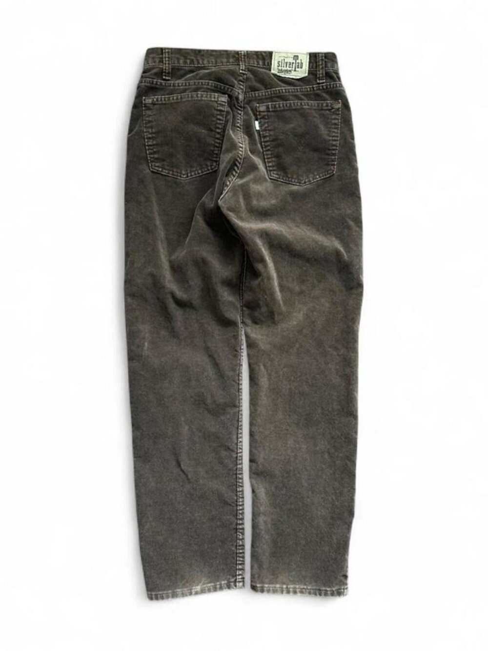 Vintage Levi’s SilverTab Brown Corduroy Pants Loose Fit 30x30 90s - Picture 2 of 6